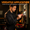 Model NS-01 compact dual head voltage tester screwdriver with red blue white PP TPR handle and 40Cr steel rod