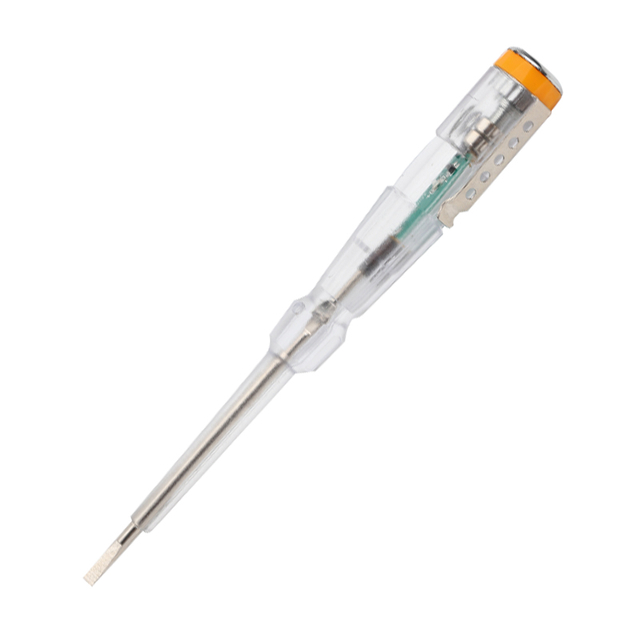 Transparent voltage tester screwdriver Model 1704 with AS handle and 40Cr steel shaft