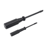 Ergonomic Black Grip Precision Screwdriver Product Image