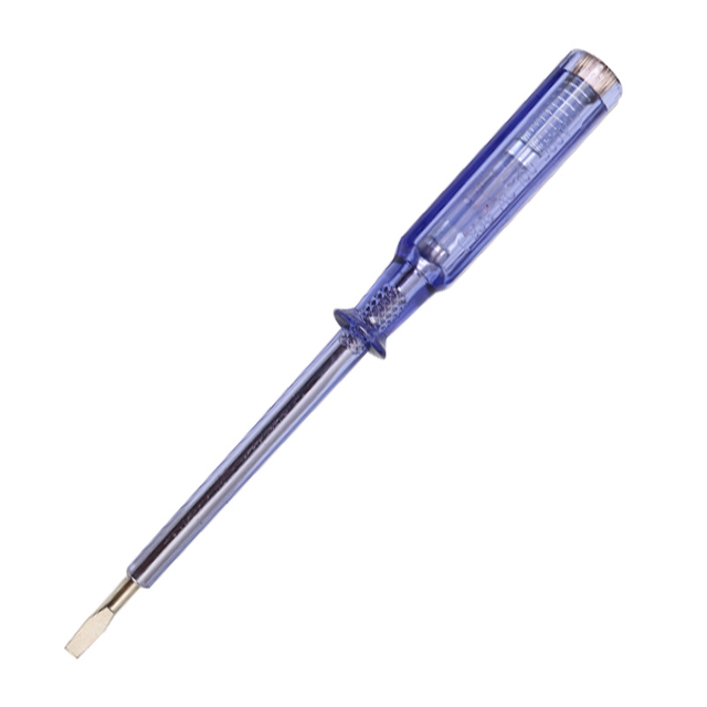 Balanced transparent voltage tester screwdriver model 93G with AS handle 40Cr rod and 30g weight