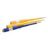 Industrial transparent extended voltage test screwdriver model 1701 with AS PP handle and 40Cr probe