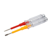 Professional transparent voltage test screwdriver model 999 with AS insulated handle and 40Cr probe