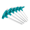 Matte ergonomic T handle Allen wrench made from 40Cr steel for continuous assembly and production line maintenance