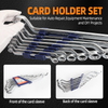 45 degree offset double box end wrench set with chrome plated finish