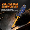Dual head voltage tester screwdriver Model 8079 with PP TPR handle and 40Cr steel shaft