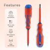 Ergonomic Dual Tip Electrical Voltage Tester Screwdriver Product Image