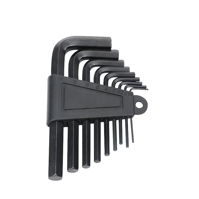 Industrial Black Oxide Flat End Hex Key Set Product Image