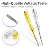 Standard transparent voltage tester screwdriver model 994 with AS handle and straight 40Cr steel tip