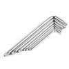 Matte finish precision security Torx wrench with L type body and low glare surface