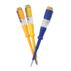 Compact neon circuit tester screwdriver with transparent AS insulated handle and 40Cr steel tip