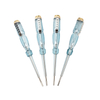 ClearView transparent voltage tester screwdriver model 318 with AS clear handle neon indicator and pocket clip