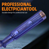 Long shaft transparent voltage tester screwdriver model 936 with AS handle and 40Cr straight head rod