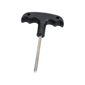 Compact Nickel Plated Mini T Handle Hex Wrench Product Image