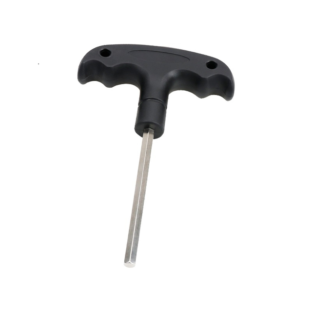 Compact Nickel Plated Mini T Handle Hex Wrench Product Image