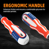 Model NS-01 compact dual head voltage tester screwdriver with red blue white PP TPR handle and 40Cr steel rod