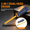 Dual head voltage tester screwdriver Model 8079 with PP TPR handle and 40Cr steel shaft