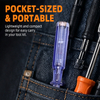 Balanced transparent voltage tester screwdriver model 93G with AS handle 40Cr rod and 30g weight