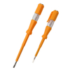 Dual size insulated voltage test screwdriver with Model 218 and Model 219 transparent handle options