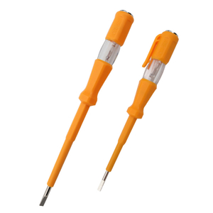 Dual size insulated voltage test screwdriver with Model 218 and Model 219 transparent handle options