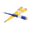 Compact neon circuit tester screwdriver with transparent AS insulated handle and 40Cr steel tip