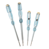 Extended reach voltage test screwdriver model 319 with transparent AS handle and long Φ4×120mm probe