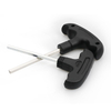 Compact Nickel Plated Mini T Handle Hex Wrench Product Image