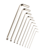 Extra Long Industrial Nickel Plated Ball End Hex Key Set Product Image