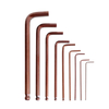Antique Bronze Hex Key Set with Ball-End for Multi-Angle Access Product Image