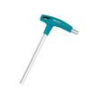 Matte ergonomic T handle Allen wrench made from 40Cr steel for continuous assembly and production line maintenance