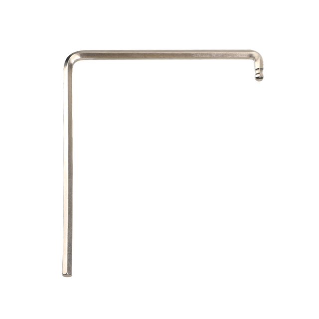 4mm extended L shape ball end hex wrench with nickel plated carbon steel finish