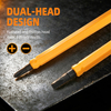 Model 8076 ergonomic dual head voltage tester screwdriver with PP TPR handle and 40Cr steel rod