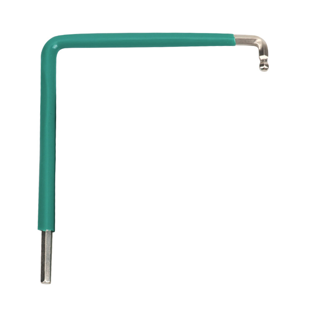4mm Extended L Shape Ball End Hex Wrench with Dipped Plastic Handle for Professional Assembly
