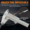 Thin double open end wrench with dual size openings and slim head design