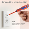 Ergonomic Dual Tip Electrical Voltage Tester Screwdriver Product Image