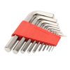 Industrial Nickel Plated Flat End Hex Key Set Product Image