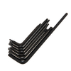 Black oxide standard star Torx wrench with L type body and standard Torx tip