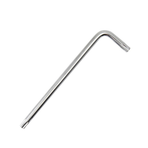 Matte finish precision security Torx wrench with L type body and low glare surface