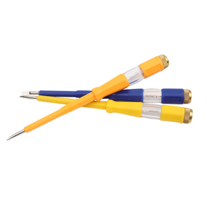 Industrial transparent extended voltage test screwdriver model 1701 with AS PP handle and 40Cr probe