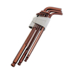 Extra Long Antique Bronze Ball End Hex Key Set Product Image