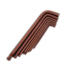 Antique Bronze Hex Key Set with Ball-End for Multi-Angle Access Product Image