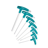 Matte ergonomic T handle Allen wrench made from 40Cr steel for continuous assembly and production line maintenance