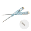 ClearView transparent voltage tester screwdriver model 318 with AS clear handle neon indicator and pocket clip