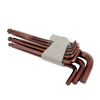 Antique Bronze Hex Key Set with Ball-End for Multi-Angle Access Product Image