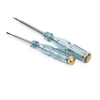 Extended reach voltage test screwdriver model 319 with transparent AS handle and long Φ4×120mm probe