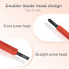 Ergonomic Dual Tip Electrical Voltage Tester Screwdriver Product Image