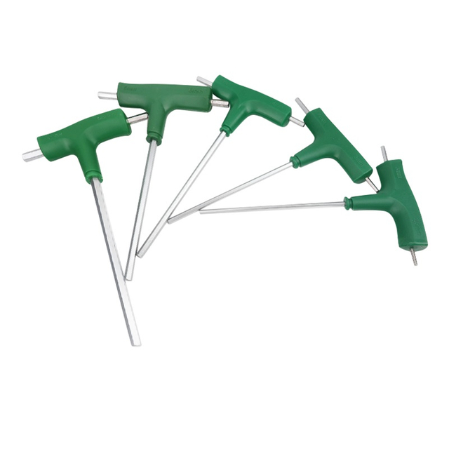 Heavy duty matte T handle Allen wrench made from 40Cr steel for high torque workshop repair