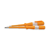 Dual size insulated voltage test screwdriver with Model 218 and Model 219 transparent handle options