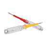 Professional transparent voltage test screwdriver model 999 with AS insulated handle and 40Cr probe