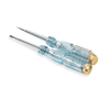 ClearView transparent voltage tester screwdriver model 318 with AS clear handle neon indicator and pocket clip