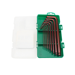 Industrial Antique Bronze Ball End Hex Key Set Product Image